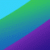 Blue, green and purple